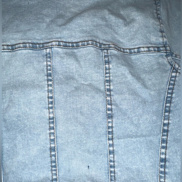 Small Blue Jean Jacket with Zipper - Picture 7 of 9
